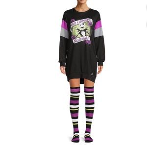 Disney Nightmare Before Christmas Jack Womens Nightgown/sweater/dress 3x 22w-24w